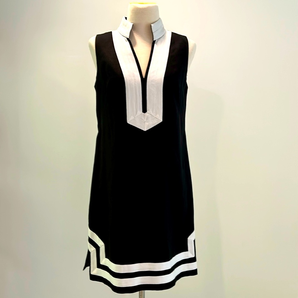 Navy and White Dress by Eliza J, 6